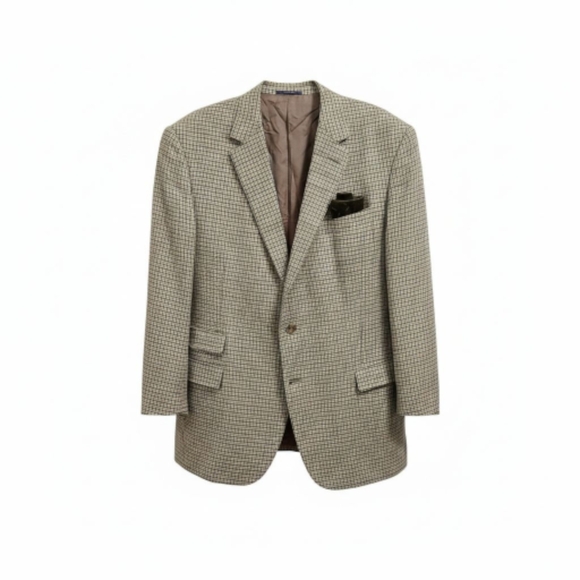 Ralph Lauren Purple Label Plaid Suit Jacket Size 49 R - Picture 4 of 16